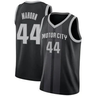 Youth Rick Mahorn Detroit Pistons Black Swingman 2018/19 Jersey - City Edition