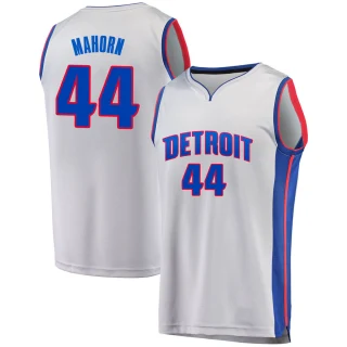 Youth Rick Mahorn Detroit Pistons Gray Fast Break Alternate Jersey - Statement Edition