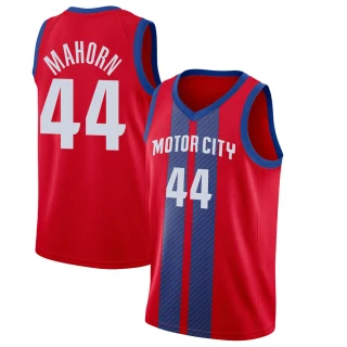 Youth Rick Mahorn Detroit Pistons Red Swingman 2019/20 Finished Jersey - City Edition