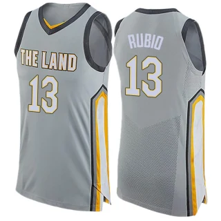 Youth Ricky Rubio Cleveland Cavaliers Gray Swingman Jersey - City Edition
