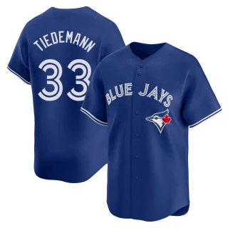 Youth Ricky Tiedemann Toronto Blue Jays Royal Limited Alternate Jersey