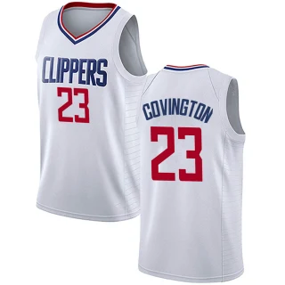 Youth Robert Covington Los Angeles Clippers White Swingman Jersey - Association Edition