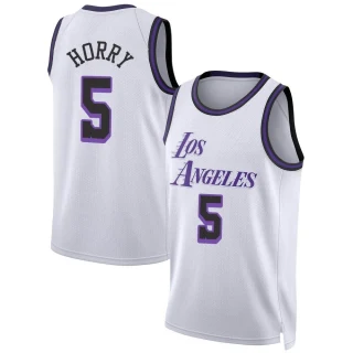 Youth Robert Horry Los Angeles Lakers White Swingman 2022/23 City Edition Jersey