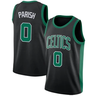 Youth Robert Parish Boston Celtics Black Swingman Jersey - Statement Edition