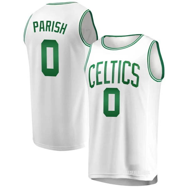 Youth Robert Parish Boston Celtics White Fast Break Jersey - Association Edition