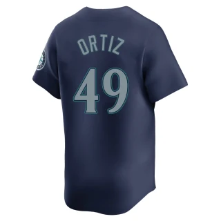 Youth Robinson Ortiz Seattle Mariners Navy Limited Road Jersey