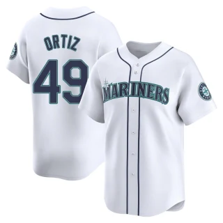 Youth Robinson Ortiz Seattle Mariners White Limited Home Jersey