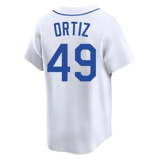 Youth Robinson Ortiz Seattle Mariners White Limited Throwback Cooperstown Collection Jersey
