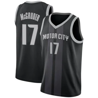 Youth Rodney McGruder Detroit Pistons Black Swingman 2018/19 Jersey - City Edition