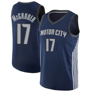 Youth Rodney McGruder Detroit Pistons Navy Swingman Jersey - City Edition