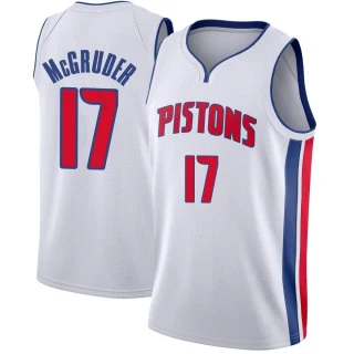 Youth Rodney McGruder Detroit Pistons White Swingman Jersey - Association Edition