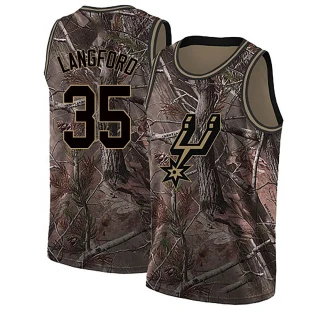 Youth Romeo Langford San Antonio Spurs Camo Swingman Realtree Collection Jersey