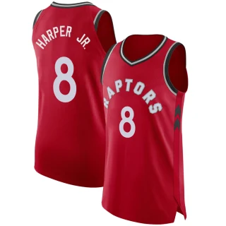 Youth Ron Harper Jr. Toronto Raptors Red Authentic Jersey - Icon Edition
