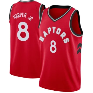 Youth Ron Harper Jr. Toronto Raptors Red Swingman Jersey - Icon Edition