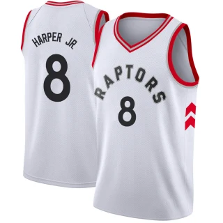 Youth Ron Harper Jr. Toronto Raptors White Swingman Jersey - Association Edition