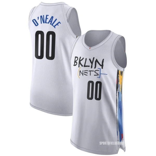 Youth Royce O'Neale Brooklyn Nets White Authentic 2022/23 City Edition Jersey