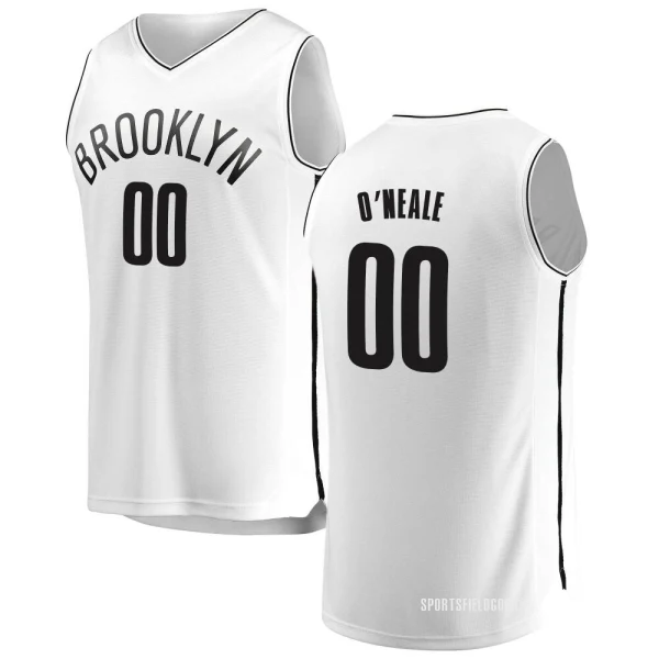 Youth Royce O'Neale Brooklyn Nets White Fast Break Jersey - Association Edition