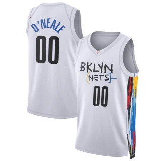Youth Royce O'Neale Brooklyn Nets White Swingman 2022/23 City Edition Jersey