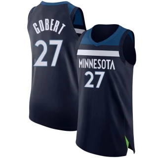 Youth Rudy Gobert Minnesota Timberwolves Navy Authentic Jersey - Icon Edition