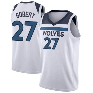Youth Rudy Gobert Minnesota Timberwolves White Swingman Jersey - Icon Edition