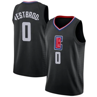 Youth Russell Westbrook Los Angeles Clippers Black Swingman Jersey - Statement Edition