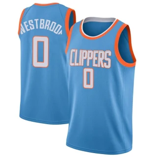 Youth Russell Westbrook Los Angeles Clippers Blue Swingman Jersey - City Edition