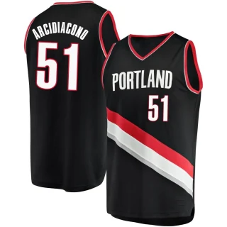 Youth Ryan Arcidiacono Portland Trail Blazers Black Fast Break Jersey - Icon Edition