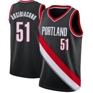 Youth Ryan Arcidiacono Portland Trail Blazers Black Swingman Jersey - Icon Edition