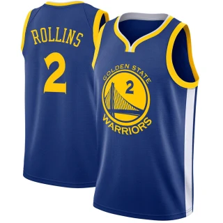 Youth Ryan Rollins Golden State Warriors Blue Swingman Jersey - Icon Edition