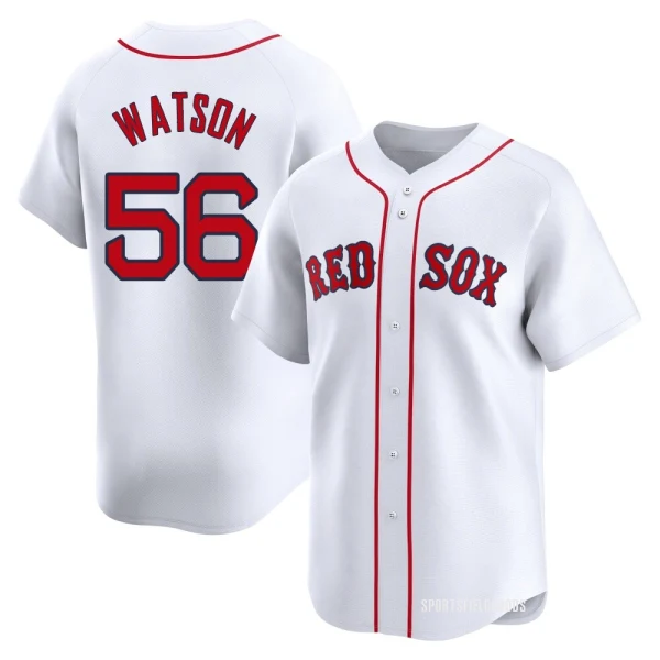 Youth Ryan Watson Boston Red Sox White Limited Home Jersey