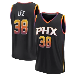 Youth Saben Lee Phoenix Suns Black Fast Break 2022/23 Jersey - Statement Edition