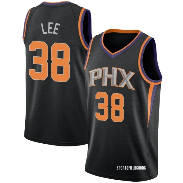 Youth Saben Lee Phoenix Suns Black Swingman Jersey - Statement Edition