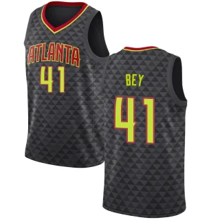 Youth Saddiq Bey Atlanta Hawks Black Swingman Jersey - Icon Edition