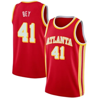 Youth Saddiq Bey Atlanta Hawks Red Swingman 2020/21 Jersey - Icon Edition