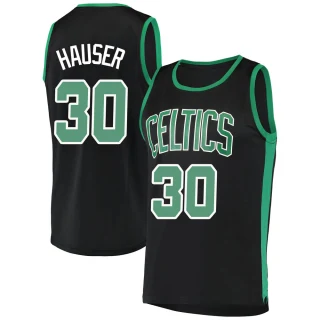 Youth Sam Hauser Boston Celtics Black Fast Break Jersey - Statement Edition