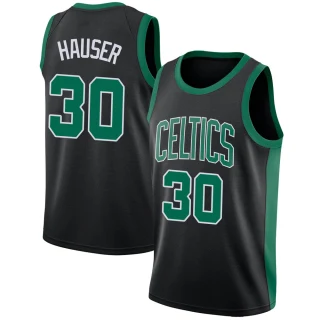 Youth Sam Hauser Boston Celtics Black Swingman Jersey - Statement Edition