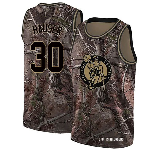 Youth Sam Hauser Boston Celtics Camo Swingman Realtree Collection Jersey