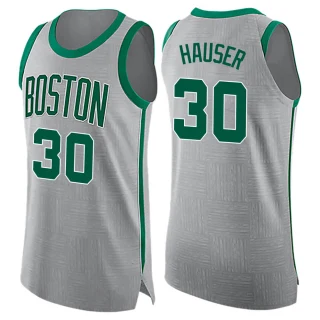 Youth Sam Hauser Boston Celtics Gray Swingman Jersey - City Edition