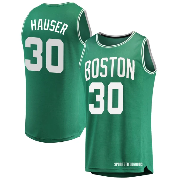 Youth Sam Hauser Boston Celtics Green Fast Break Jersey - Icon Edition