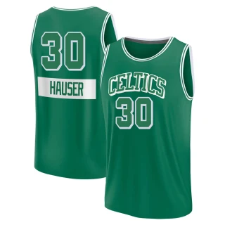 Youth Sam Hauser Boston Celtics Green Fast Break Kelly 2021/22 Replica City Edition Jersey