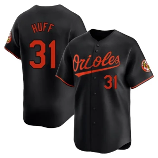 Youth Sam Huff Baltimore Orioles Black Limited Alternate Jersey
