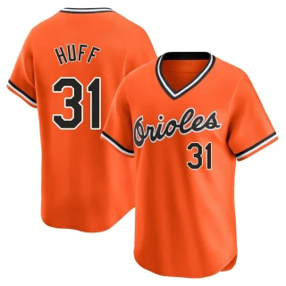 Youth Sam Huff Baltimore Orioles Orange Limited Cooperstown Collection Jersey