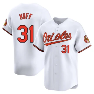 Youth Sam Huff Baltimore Orioles White Limited Home Jersey