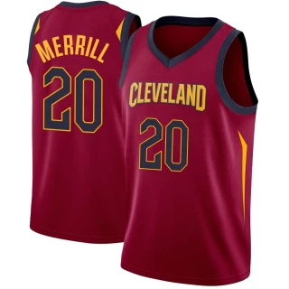 Youth Sam Merrill Cleveland Cavaliers Swingman Maroon Jersey - Icon Edition