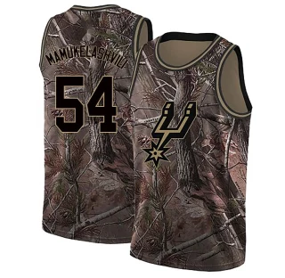 Youth Sandro Mamukelashvili San Antonio Spurs Camo Swingman Realtree Collection Jersey