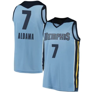 Youth Santi Aldama Memphis Grizzlies Light Blue Fast Break Jersey - Statement Edition