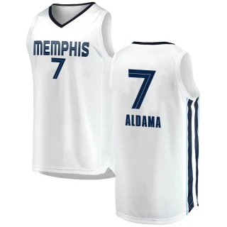 Youth Santi Aldama Memphis Grizzlies White Swingman 2018/19 Jersey - Association Edition