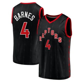 Youth Scottie Barnes Toronto Raptors Black Fast Break 2020/21 Jersey - Statement Edition