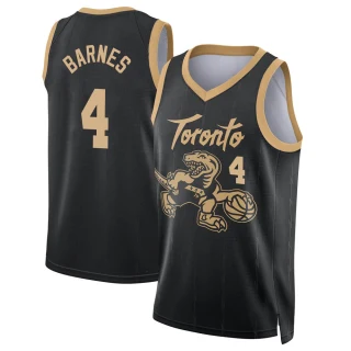 Youth Scottie Barnes Toronto Raptors Black Swingman 2021/22 City Edition Jersey