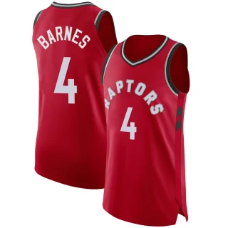 Youth Scottie Barnes Toronto Raptors Red Authentic Jersey - Icon Edition